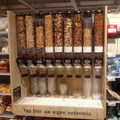 In-store call-to-action: create your own nut mix